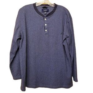 Nautica Sleepwear | Men's Long Sleeve Shirt (Size Medium)